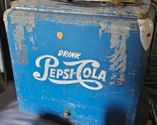 VINTAGE PEPSI COLA COOLER