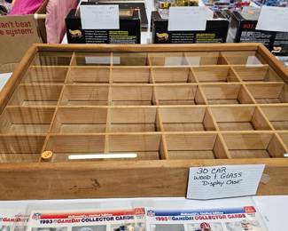 WOODEN DISPLAY CASE
