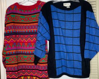 Donna Turan & CW sweaters vtg