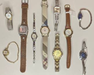 Vintage & modern watches: Burberry, Timex, Anne Klein, Fossil, Carraige, Roy, Hamilton, Armitron