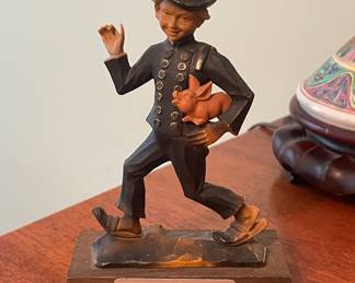 Vintage chimney sweep figurine