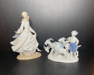 Lladro & Gerold Porzellan W Germany figurines