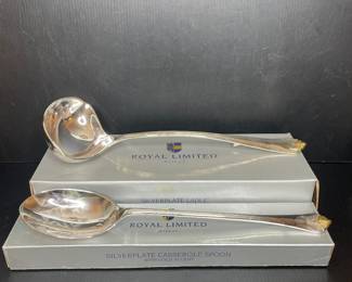 Royal Limited Silverplate serving spoon ladle