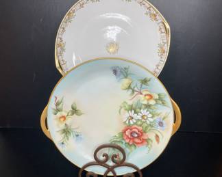 Hutschenreuther Tirschenreuth & Nippon painted plates
