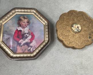 Vintage metal boxes