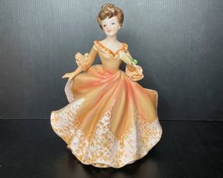 Relpo vintage lady figurine planter