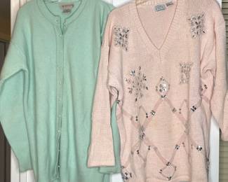Vintage sweaters Gantos & Liz Claiborne