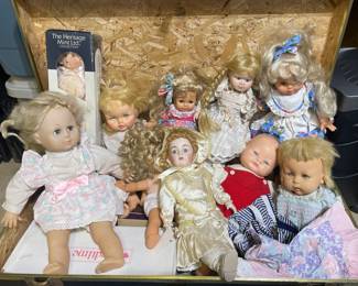 Vintage doll collection