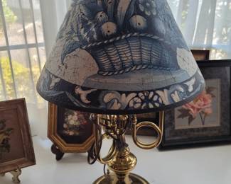 Brass vintage lamp