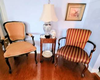 More beautiful accent chairs and table