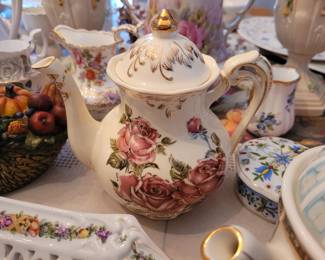 Another gorgeous Rose pattern porcelain teapot