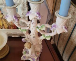 Vintage 3 arm candleholder