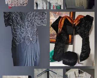 Vintage dresses & Victorian tea stained dress