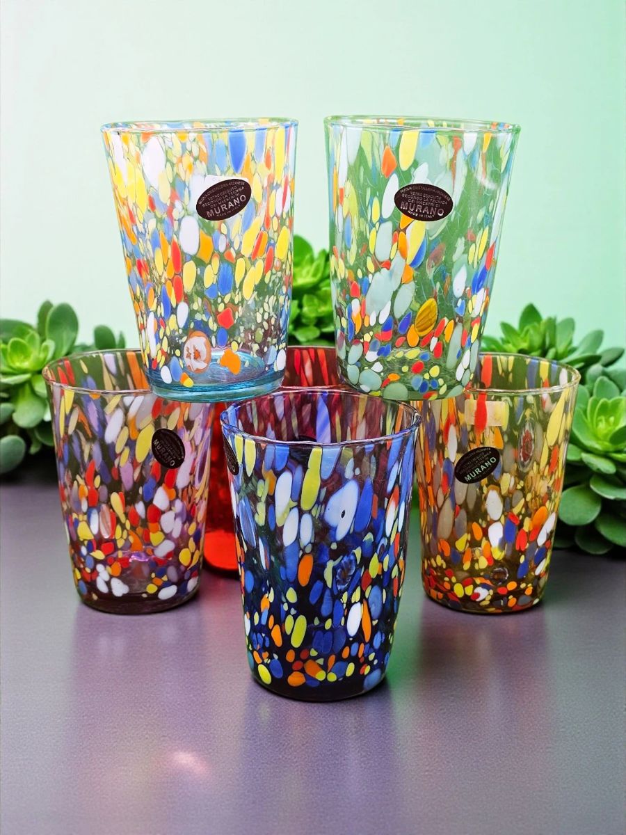 Murano glass tumblers sold individually