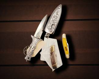 Various pocket knives 