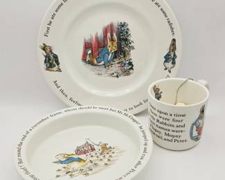 Wedgwood Peter Rabbit children's dinnerware set