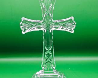 WATERFORD Crystal 8 Inch Standing Cross