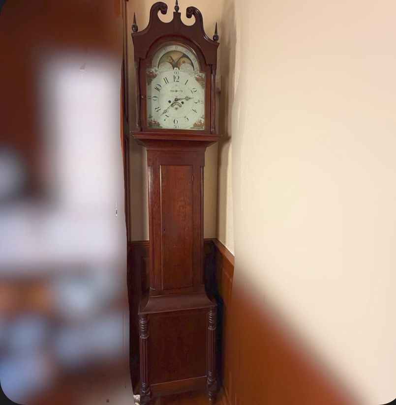 Antique Grandfather Clock, Antique British Grandfather Clock