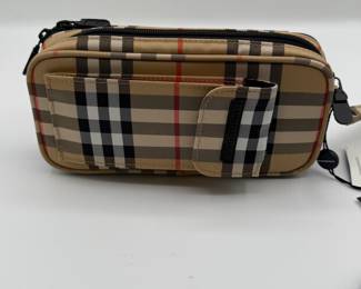 Lot #81 Burberry Check Golf Wallet