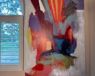 Lot #23 Ksenia Sizaya Beautiful Abstract Painting - High Quality Reproduction