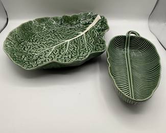 Lot #102 Pinheiro Bordello Portugese Leaf Platter Collection