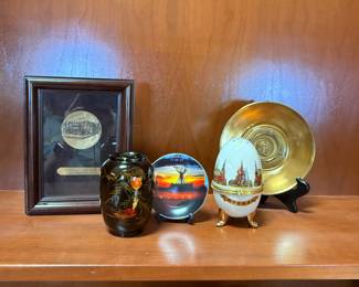 Lot #38 Antique and Collectible Decorative Items Lot.