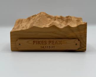 Lot #53 Pikes Peak Wooden Model