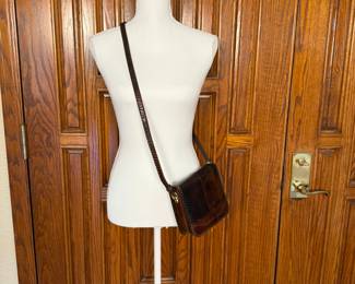 Lot #84 Vintage Leather Crossbody Bag