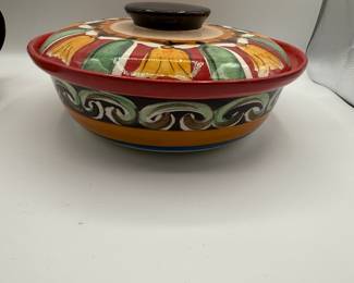 Lot #101 Handcrafted Decorative Pottery Set - Bowl with Lid and Teapot
Lot #101 Handcrafted Decorative Pottery Set - Bowl with Lid and Teapot