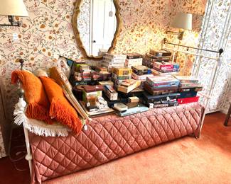 Glazed Iron and Brass Bed (trundle), Games and Puzzles