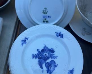 Royal Copenhagen, Braided "Blue Flower" Small Plates...