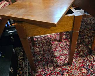 Table with storage space