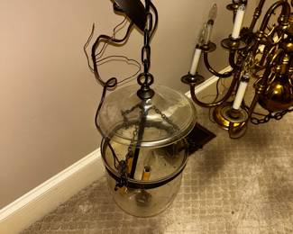 Vintage Chandelier...Can Be Seen in Primary Bedroom Closet