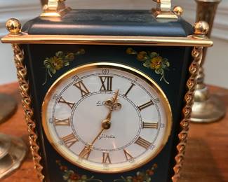 Le Castel “Guibelin” Carriage-Style Mantel Clock