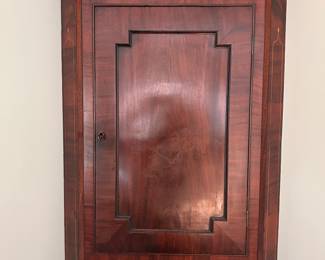 Early 19th-Century Mahogany Corner Cabinet...Federal Georgian Influence