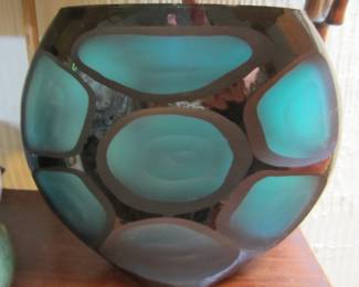 Murano, Battuto Glass Vase