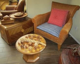 Ethan Allan Wicker Chair