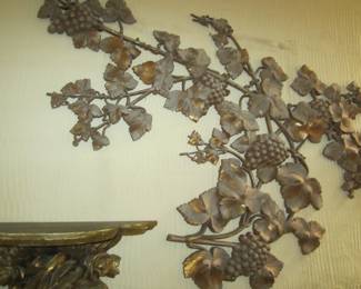 Mid Century Syroco Ornate Wall Art (large)
