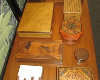 Vintage Wooden Box Collection