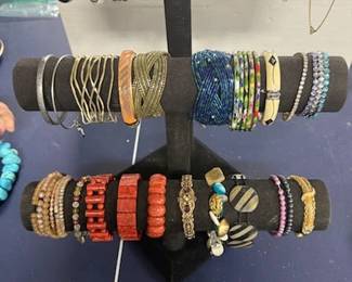 Pics of just some of the Beautiful Vintage Jewelry from Brooches to Rings to Watches to Turquoise to Sterling to Gold to Watches  to Bangles and much more!!!