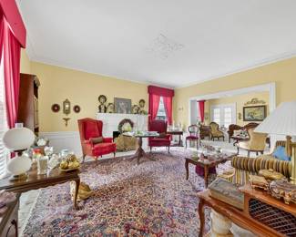 Just a few pics of this, the oldest and first home in the Brandywine development of Old Hickory first owned and started by Andrew Jackson approximately 1833, it became the Brandywine Estate that grew and developed  so that by 1899 it became the fabulous Mansion you see here with Ceilings as high as 22' with Huge Open Beams and so much more that we will describe when we list the real estate. Enjoy the pictures you see now while noting that nearly all of the furniture was original to the Estate with most furniture dating from the 1770's to 1899 and most of the rest dating from the 1900's to the 1930's.  Hundreds of detailed pictures will be following.  There are many very rare and beautiful pieces in this estate.