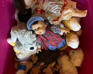 Dolls and stuffed animals