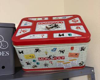 Vintage Monopoly Tin