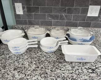 Corning Ware Cookware - Blue Cornflower *Clean Like New