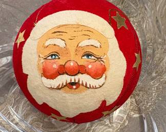 Vintage Annalee Santa Christmas Ornament