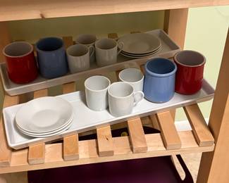 Times furniture, tray, dishes