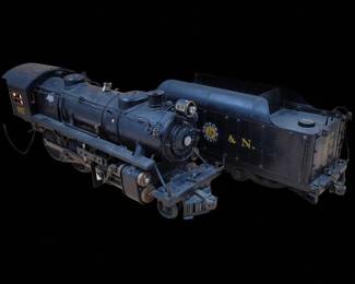 Vintage Large 2.5 Gauge Locomotive And Tender