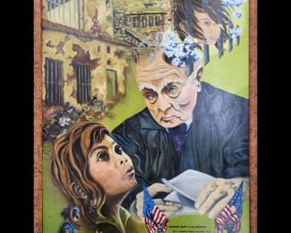 N. Coleman Signed Large Oil On Canvas
