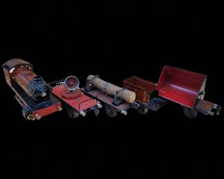 Vintage 5Pc Marklin 1 Gauge Freight Set Circa 1930's