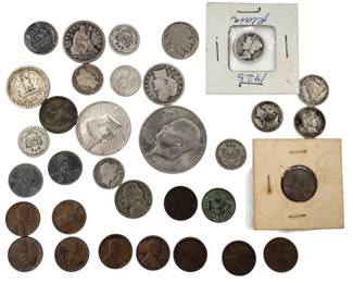 Small Grouping Of American Silver Coins